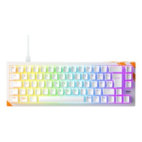CHERRY K5 PRO TMR COMPACT tastiera Gaming USB QWERTY Inglese UK Arancione, Bianco (G8E-24200LACAGB-0)