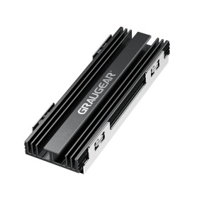 GRAUGEAR G-PS5HS02 sistema di raffreddamento per computer Unità allo stato solido Dissipatore di calore/Radiatore Nero, Argento