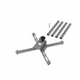 Kindermann 7466000012 accessorio per montaggio prioettore Kit di rifinitura del soffitto Argento