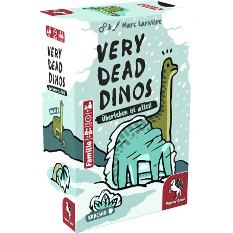 Pegasus Very Dead Dinos – Brachio 25 min Carta da gioco Famiglia (18522G)