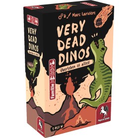 Pegasus Very Dead Dinos – T-Rex 25 min Carta da gioco Famiglia (18521G)