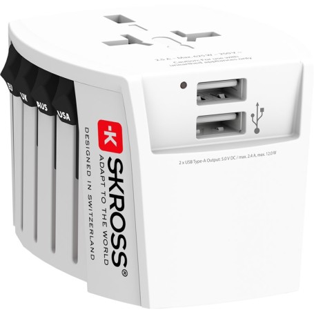Skross 61664 Caricabatterie per dispositivi mobili Bianco (1102500)
