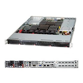 Supermicro SuperServer 6017R-N3RFT+ Intel® C606 LGA 2011 (Socket R) Rack (1U) Nero (SYS-6017R-N3RFT+)