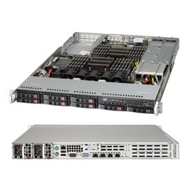 Supermicro SuperServer 1027R-WRFT+ Intel® C606 LGA 2011 (Socket R) Rack (1U) Nero (SYS-1027R-WRFT+)