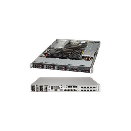 Supermicro SuperServer 1027R-WRFT+ Intel® C606 LGA 2011 (Socket R) Rack (1U) Nero (SYS-1027R-WRFT+)