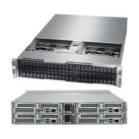 Supermicro SuperServer 2028BT-HTR+ Intel® C612 LGA 2011 (Socket R) Armadio (2U) Nero (SYS-2028BT-HTR+)