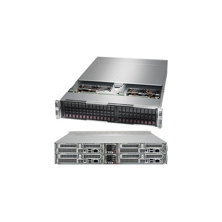 Supermicro SuperServer 2028BT-HTR+ Intel® C612 LGA 2011 (Socket R) Armadio (2U) Nero (SYS-2028BT-HTR+)