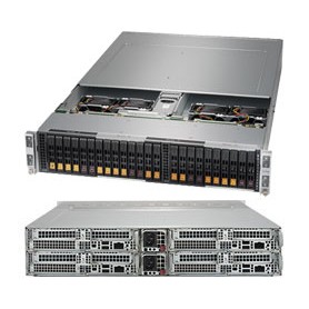Supermicro SuperServer 2028BT-HNC0R+ Intel® C612 LGA 2011 (Socket R) Armadio (2U) Nero (SYS-2028BT-HNC0R+)