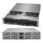 Supermicro SuperServer 2028BT-HNC0R+ Intel® C612 LGA 2011 (Socket R) Armadio (2U) Nero (SYS-2028BT-HNC0R+)