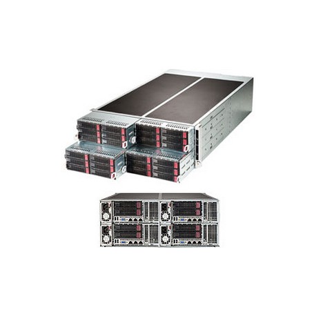Supermicro SuperServer F628R3-RTBPT+ LGA 2011-v3 Armadio (4U) Nero (SYS-F628R3-RTBPT+)