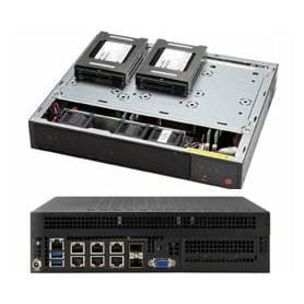 Supermicro SYS-E301-9D-8CN8TP sistema barebone per server Intel SoC Nero
