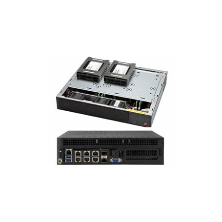 Supermicro SYS-E301-9D-8CN8TP sistema barebone per server Intel SoC Nero