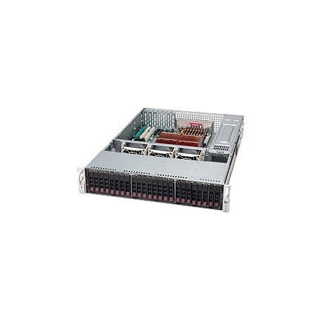 Supermicro SuperChassis 216E2-R900LPB, Black Basso profilo (Slimline - stilizzato) Nero 900 W (CSE-216E2-R900LPB)