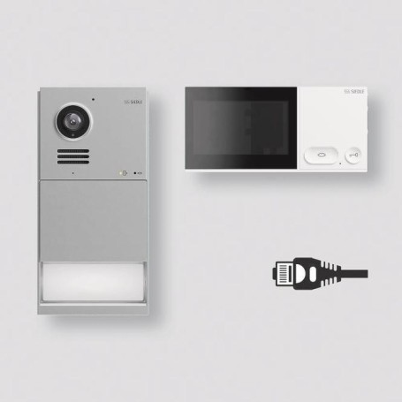 Siedle Set LAN MattchromIQSL-0f.Neubau (210013218-00)
