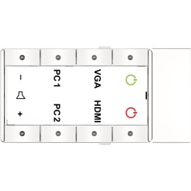 Kindermann Neets EcHo - Tastenbedienfelder - 8 Tasten - Kabel - weiß, RAL 9003 (7464000591)