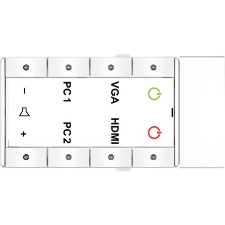 Kindermann Neets EcHo - Tastenbedienfelder - 8 Tasten - Kabel - weiß, RAL 9003 (7464000591)