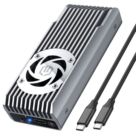 GRAUGEAR G-M206-20G-F contenitore di unità di archiviazione Box esterno SSD Grigio M.2