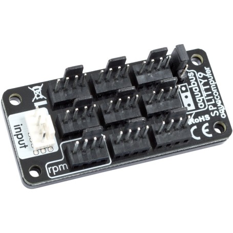 Aqua Computer Splitty9 Splitter per cavo Nero (53231)