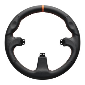 Asetek SimSports GT Rim - Round Leder Volante da corsa (40-035-0035017)