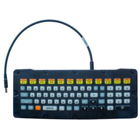 Zebra KYBD-QW-ET-S-1 tastiera per dispositivo mobile QWERTY Inglese USB Multicolore