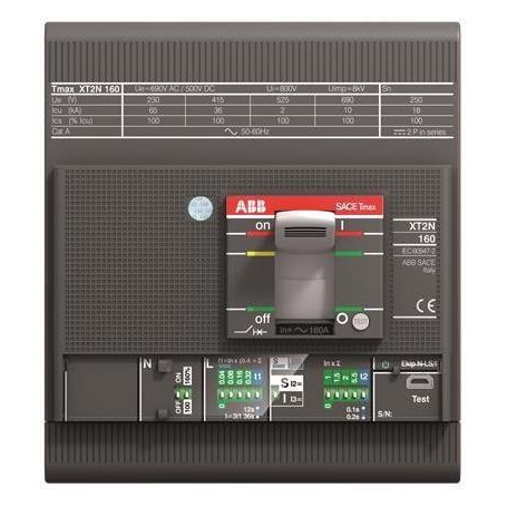 ABB XT2S 160 Ekip LS/I In100A 4p F F XT2S 160 Ekip LS/I In100A 4pFF Komp 1 (1SDA067836R1)