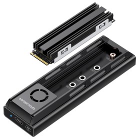 GRAUGEAR G-M205-20G-F docking station per unità di archiviazione USB 3.2 Gen 2 (3.1 Gen 2) Type-C Nero