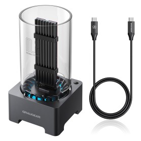 GRAUGEAR G-M2DK-U4-40G docking station per unità di archiviazione USB 3.2 Gen 2 (3.1 Gen 2) Type-C Grigio