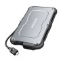 GRAUGEAR G-2502-C-10G contenitore di unità di archiviazione Box esterno HDD/SSD Nero, Acciaio 2.5"