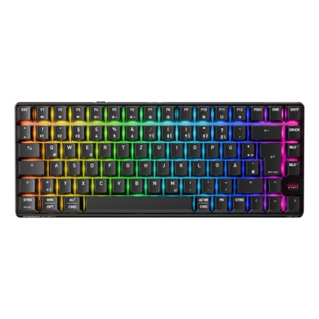 CHERRY XTRFY K33 Compact Wireless tastiera Gaming USB + RF Wireless + Bluetooth QWERTZ Tedesco Nero (G8D-24030PAADE-2)