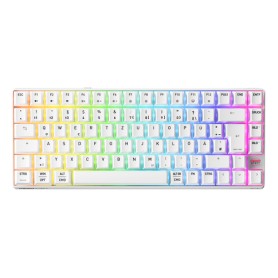 CHERRY XTRFY K33 Compact Wireless tastiera Gaming USB + RF Wireless + Bluetooth QWERTZ Tedesco Bianco (G8D-24030PAADE-0)