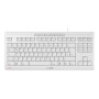 CHERRY STREAM KEYBOARD TKL tastiera USB QWERTZ Tedesco Bianco (JK-8600DE-0)