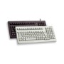 CHERRY 19" compact PC keyboard G80-1800 FR tastiera USB + PS/2 QWERTY Grigio (G80-1800LPCFR-0)
