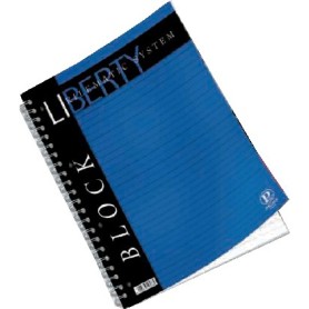 Pigna Blocchi Liberty A4 quaderno per scrivere Blu (01016511R)