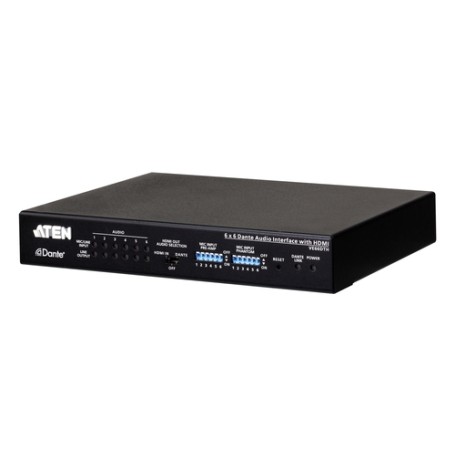 ATEN Interfaccia audio Dante 6 x 6 con HDMI (VE66DTH-AT-G)
