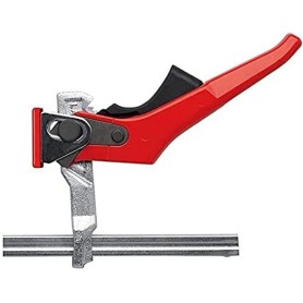 Ganzstahl-Tischzwinge GTR16S6H (silber/rot, 160 / 60, fr Fhrungsschienen)