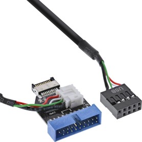 InLine 33446A scheda di interfaccia e adattatore USB 3.2 Gen 1 (3.1 Gen 1) (33446A)