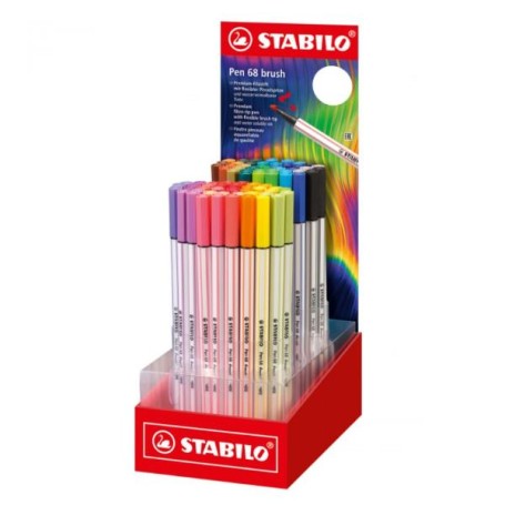 STABILO PEN 68 BRUSH 80 DISPLAY (568/80-02)