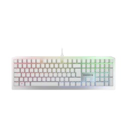 CHERRY MV3.0 RGB tastiera Gaming USB QWERTZ Tedesco Argento, Bianco (G8B-26000LYADE-0)