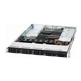 Supermicro 1026T-6RFT+ Intel® 5520 Socket B (LGA 1366) Rack (1U) Nero (SYS-1026T-6RFT+)