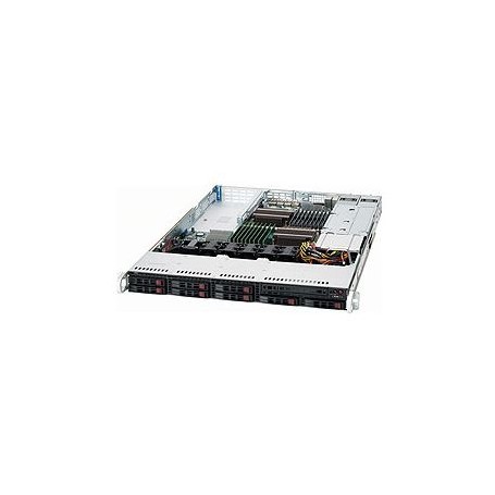 Supermicro 1026T-6RFT+ Intel® 5520 Socket B (LGA 1366) Rack (1U) Nero (SYS-1026T-6RFT+)