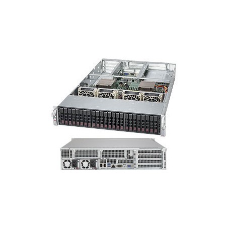 Supermicro 2028U-TRTP+ Intel® C612 LGA 2011 (Socket R) Armadio (2U) Nero (SYS-2028U-TRTP+)