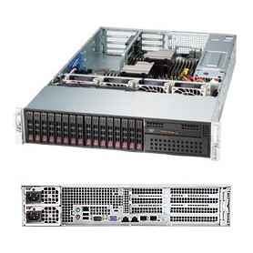 Supermicro SuperServer 2027R-72RFTP+ Intel® C602J LGA 2011 (Socket R) Armadio (2U) Nero (SYS-2027R-72RFTP+)