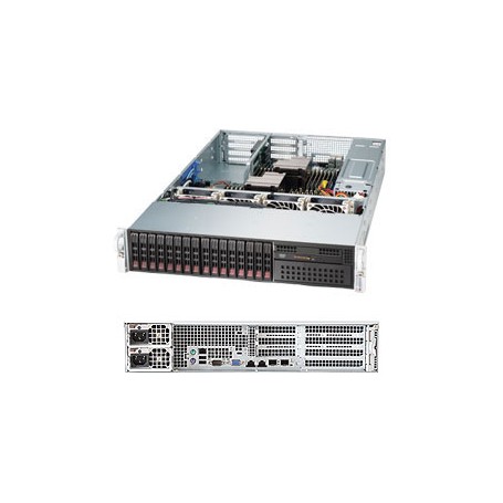 Supermicro SuperServer 2027R-72RFTP+ Intel® C602J LGA 2011 (Socket R) Armadio (2U) Nero (SYS-2027R-72RFTP+)