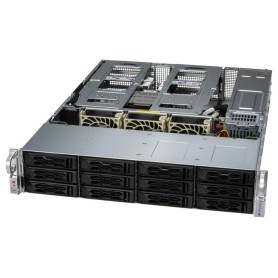 Supermicro AS-2015CS-TNR sistema barebone per server Armadio (2U) Nero, Argento