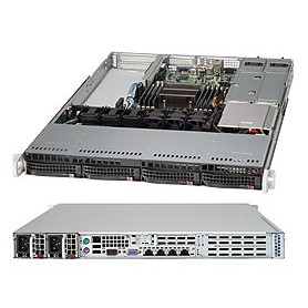 Supermicro CSE-819TQ-R700WB computer case 1U Nero 700 W (SYS-1027R-WRF)