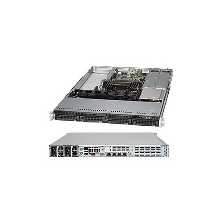 Supermicro CSE-819TQ-R700WB computer case 1U Nero 700 W (SYS-1027R-WRF)
