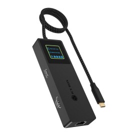 ICY BOX Spade Dock 4038 Cablato USB 3.2 Gen 2 (3.1 Gen 2) Type-C Nero (IB-DK4038-LCD)