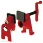 Rohr-Schraubzwinge BPC-H34 (rot/schwarz, fr 3/4"-Rohre)