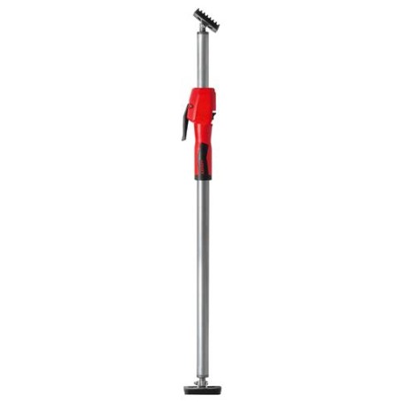 Decken-und Montagesttze STE370 (silber/rot, 2.070mm - 3.700mm, mit Pumpgriff)