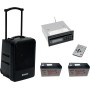 OMNITRONIC Set MOM-10BT4 Modular-Drahtlos-PA-System + CD-Player mit USB&SD + 2x Akku (20000386)